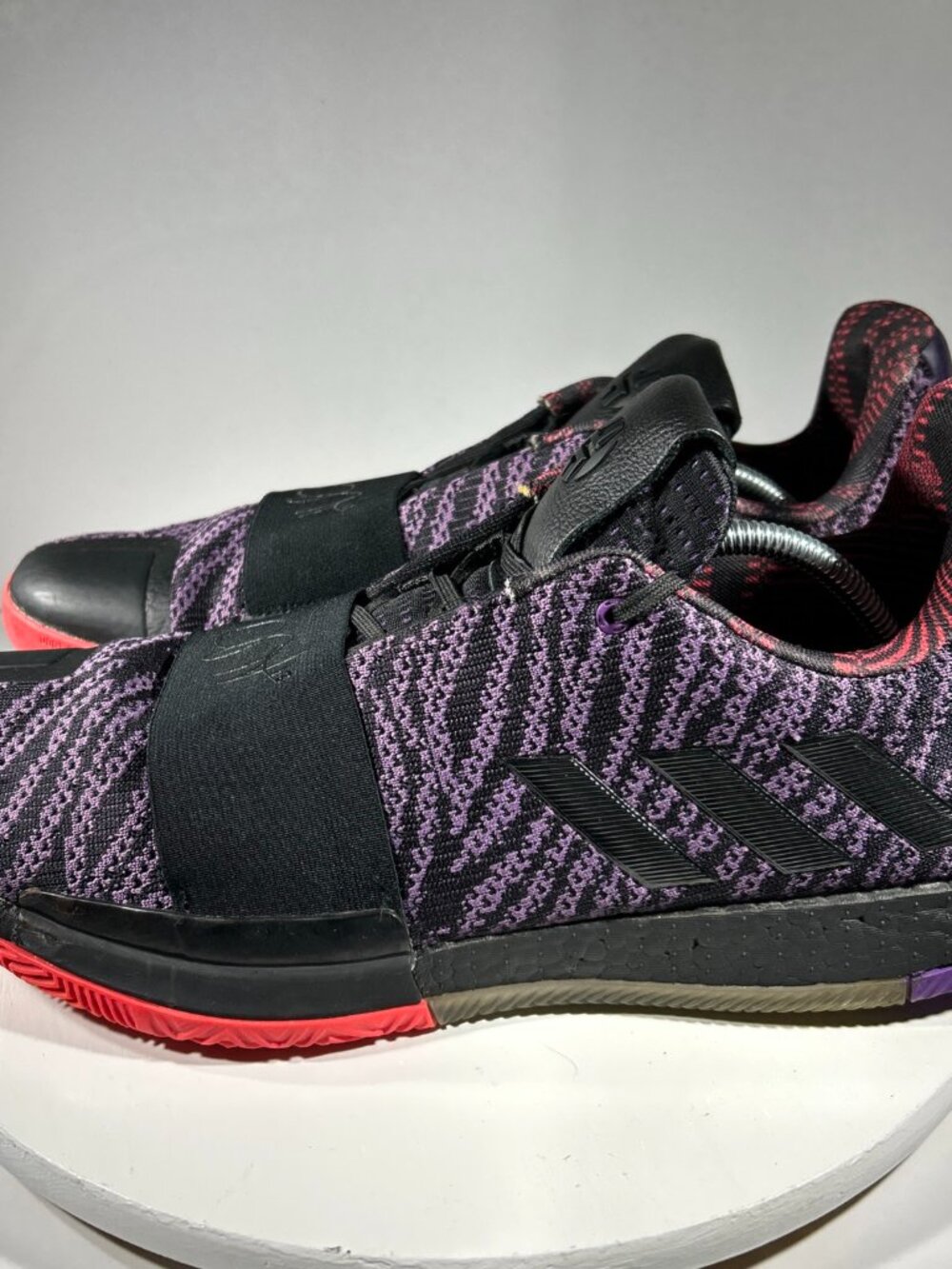 Adidas Harden Vol 3 Harlem Renaissance Mens Basketball Shoes Size 14 Purple HRLM